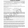 prenuptial agreement templates postnuptial agreement sample