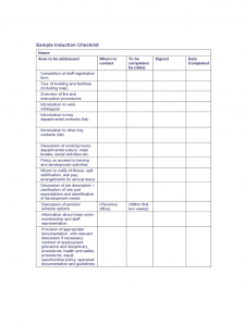 press release templates sample induction checklist d