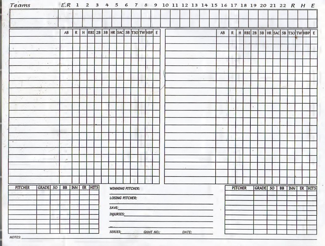 printable baseball score sheet