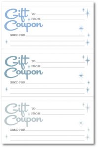 printable christmas gift certificates super cute idea i am going to make a little coupon book for intended for free printable coupon templates