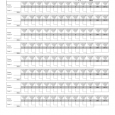 printable college ruled paper bowling score sheet