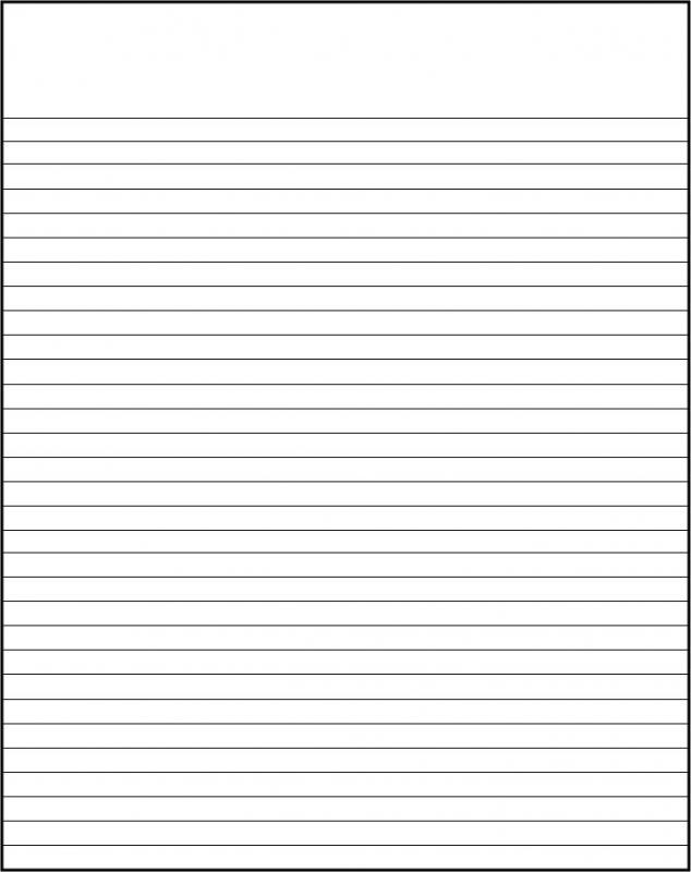 printable college ruled paper
