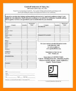 printable donation form template goodwill donation form goodwill blank donation receipt