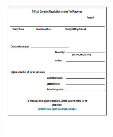 printable donation form template