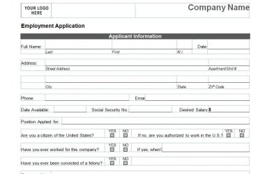 printable job applications printable job application