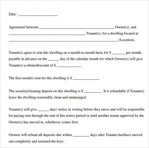 printable lease agreement printable rental agreement template
