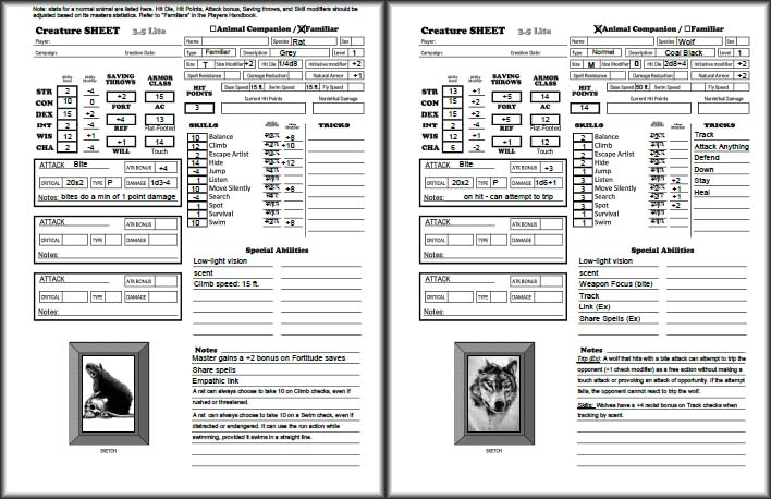 printable pathfinder character sheet