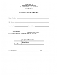 printable renters receipt sample medical release form