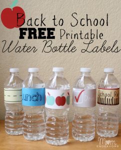 printable water bottle labels free printable water bottle labels