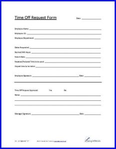 printable workout log pto request form time off request form