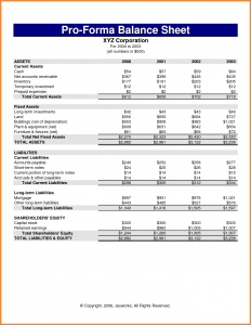pro forma income statement template pro forma income statement template pro forma income statement example