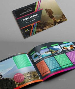 product catalogue templates travel agency guide catalog brochure template