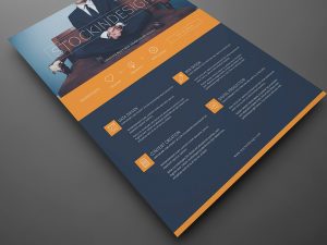 product flyer template header