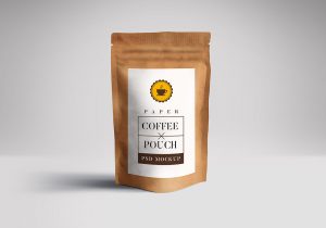 product label templates free coffee pouch mockup psd