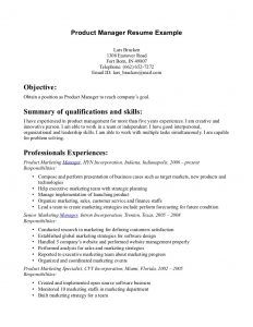 product manager resume t