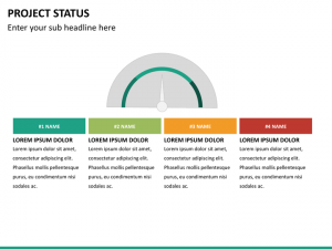 products catalog template project status mc slide