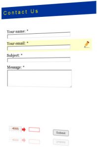 professional e mail template sample contact form