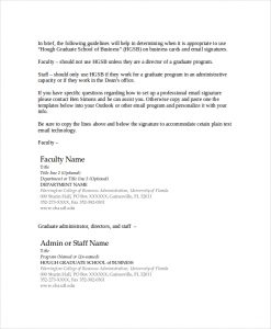 professional email templates professional email signature template