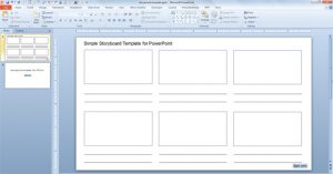 professional film storyboard template free simple storyboard template