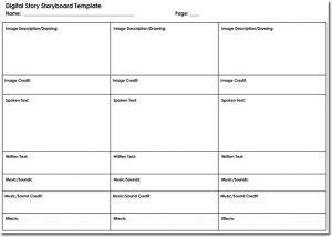 professional film storyboard template professional digital story storyboard template