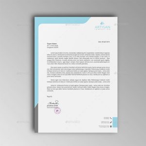 professional letter head professional letterhead template
