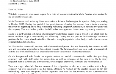 professional letter of recommendation a professional letter of recommendation