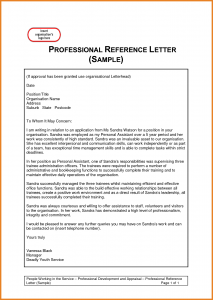 professional reference letter template professional reference template professional reference letter template qclwlw