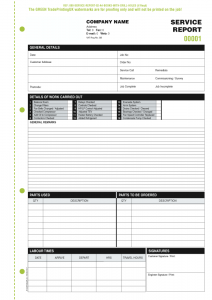 professional report templates service report a book