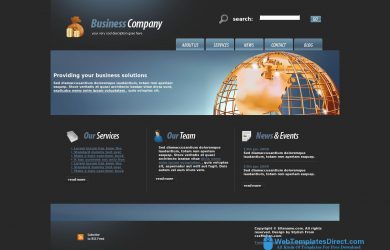 professional website templates web template