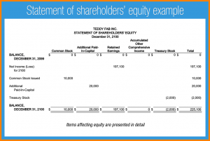 profit and loss statement for self employed statement of stockholders equity l f statement of shareholders equity example