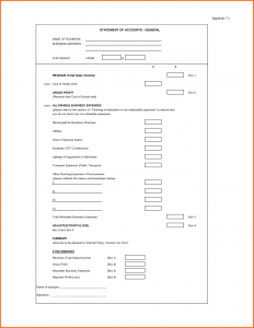profit and loss template for self employed profit and loss statement for self employed