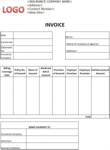 proforma invoice template insurance invoice template