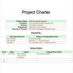 project charter example sample project charter template
