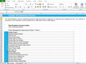 project estimate template wbs project management template