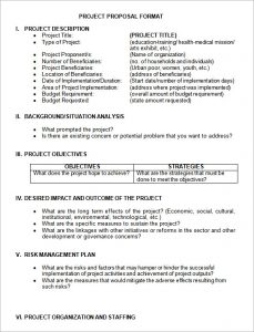 project proposal sample project proposal format