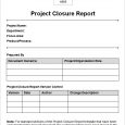 project report template download project closure report template in word