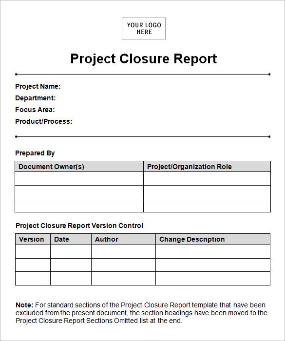 project report template