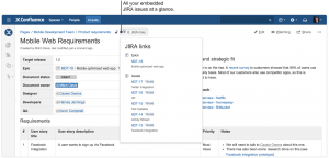 project scope document product requirement jira links