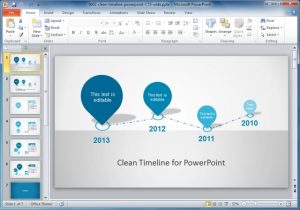 project timeline template word clean timeline design for powerpoint