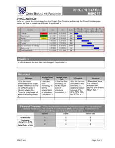 project timeline template word project status report template
