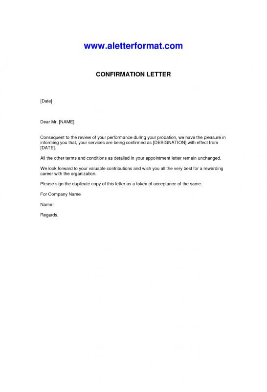 proof of employment letter sample