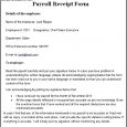 proof of employment letter sample sample payroll receipt form