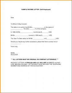 proof of income letter income proof letter sample
