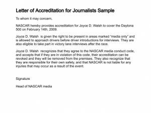 proof of income self employed letter of accreditation for journalists sample