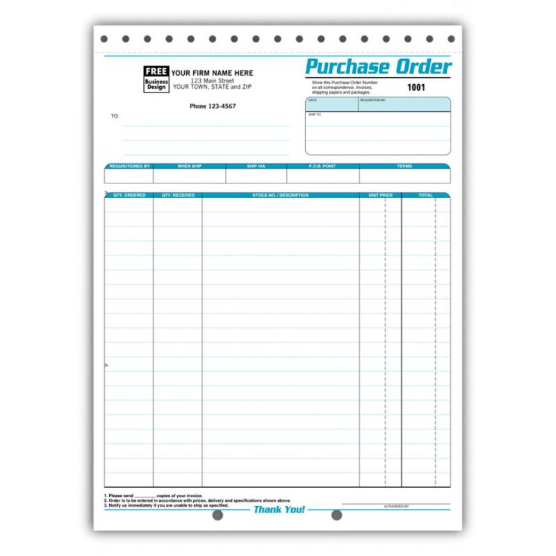 purchase order form