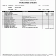 purchase order sample document purchase order