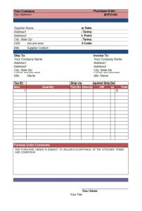purchase order templates word free purchase order templates in word excel