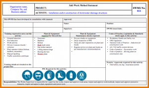 purchase order templates word statements of work swms preview