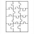 puzzle pieces template puzzle pattern