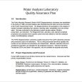 quality assurance plan laboratory quality assurance plan pdf template free download